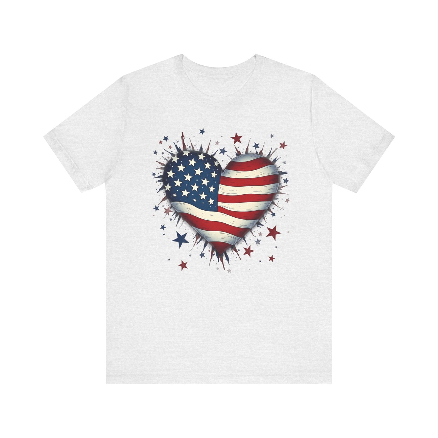 Patriotic Heart Tee - Unisex Jersey