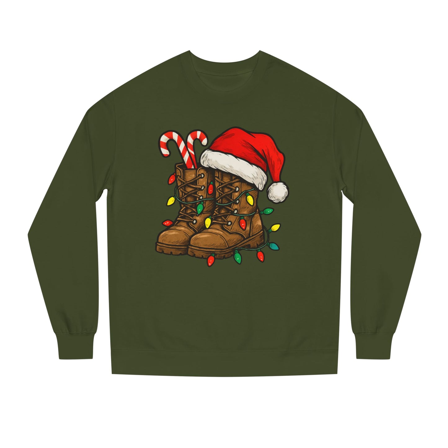 Christmas Work Boots sweatshirt