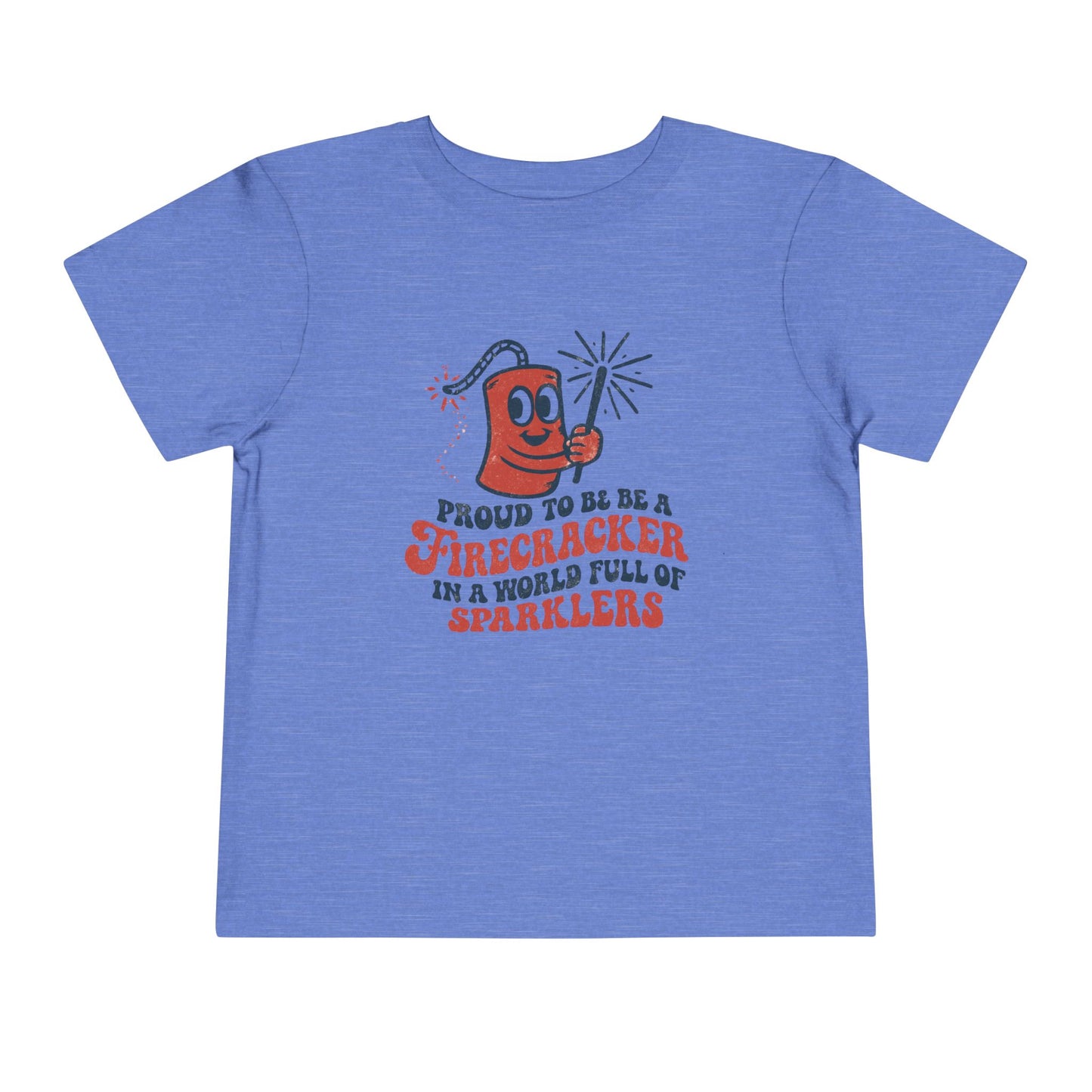 Proud to be a Firecracker Shirt, Kids Summer Apparel Celebration Tee