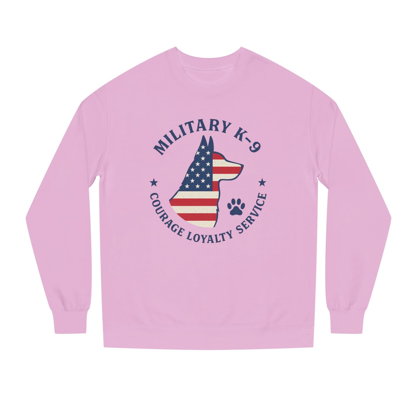 Military K9 Crewneck Sweatshirt