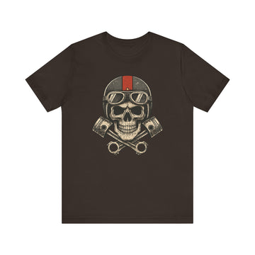 Skull & Piston Biker Tee