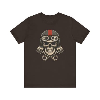 Skull & Piston Biker Tee