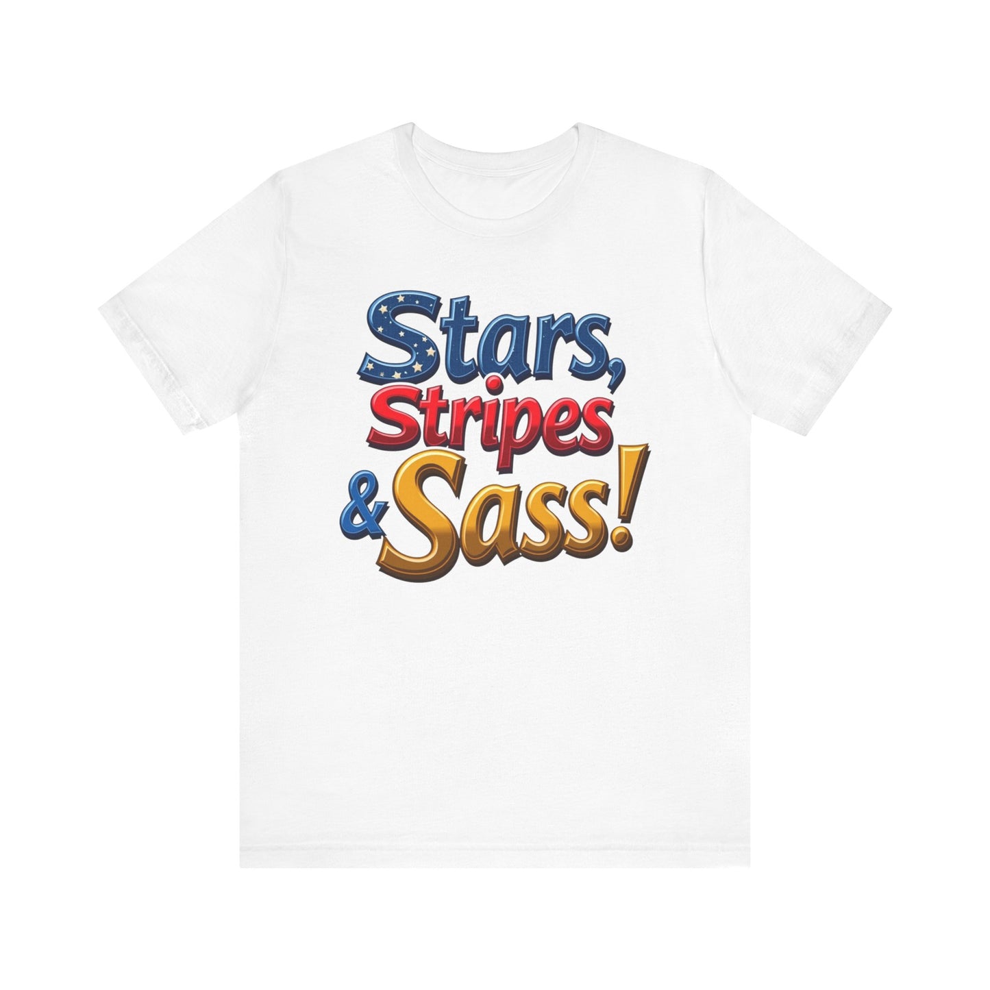 Stars, Stripes & Sass Unisex Jersey Short Sleeve Tee