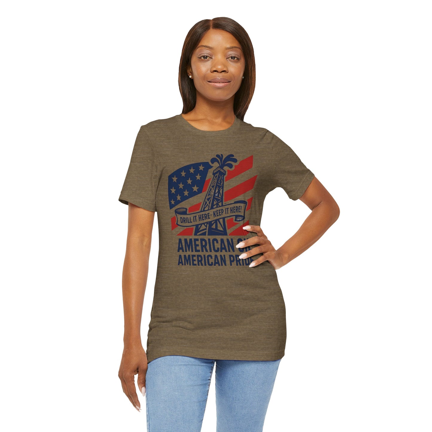 American Oil Support - Unisex Jersey Short Sleeve Tee