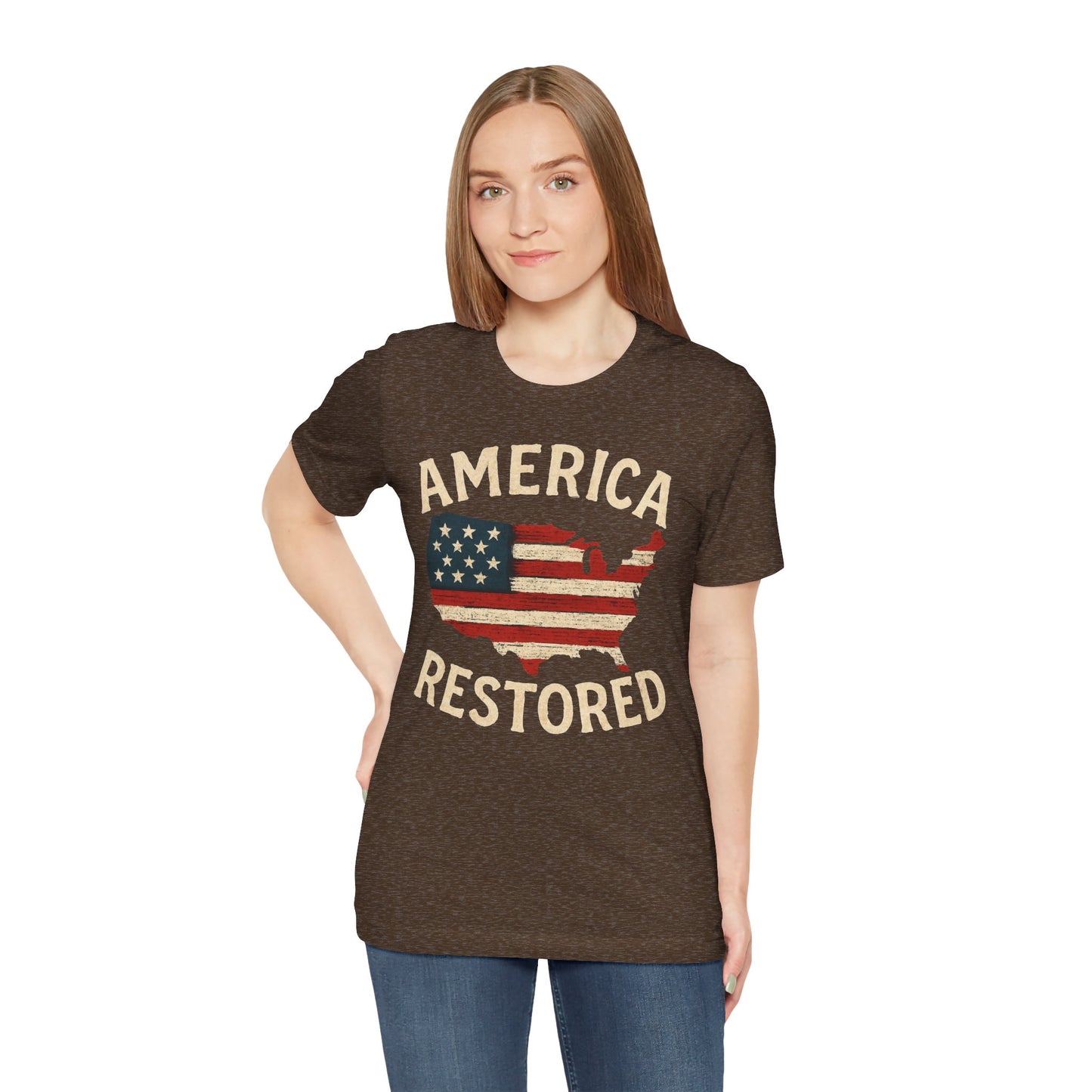 T-Shirt - Great News America's Back and "American is Restored" Tee