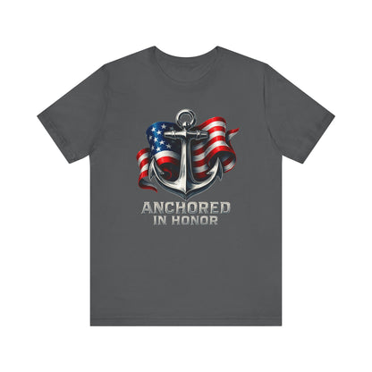 Navy Support Tee - Unisex Jersey Short Sleeve