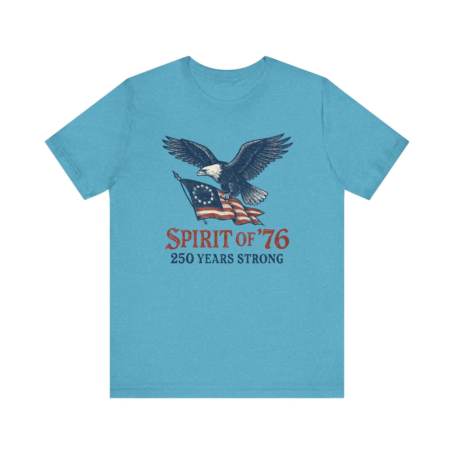 Vintage Spirit of '76 Eagle Tee, Patriotic Shirt