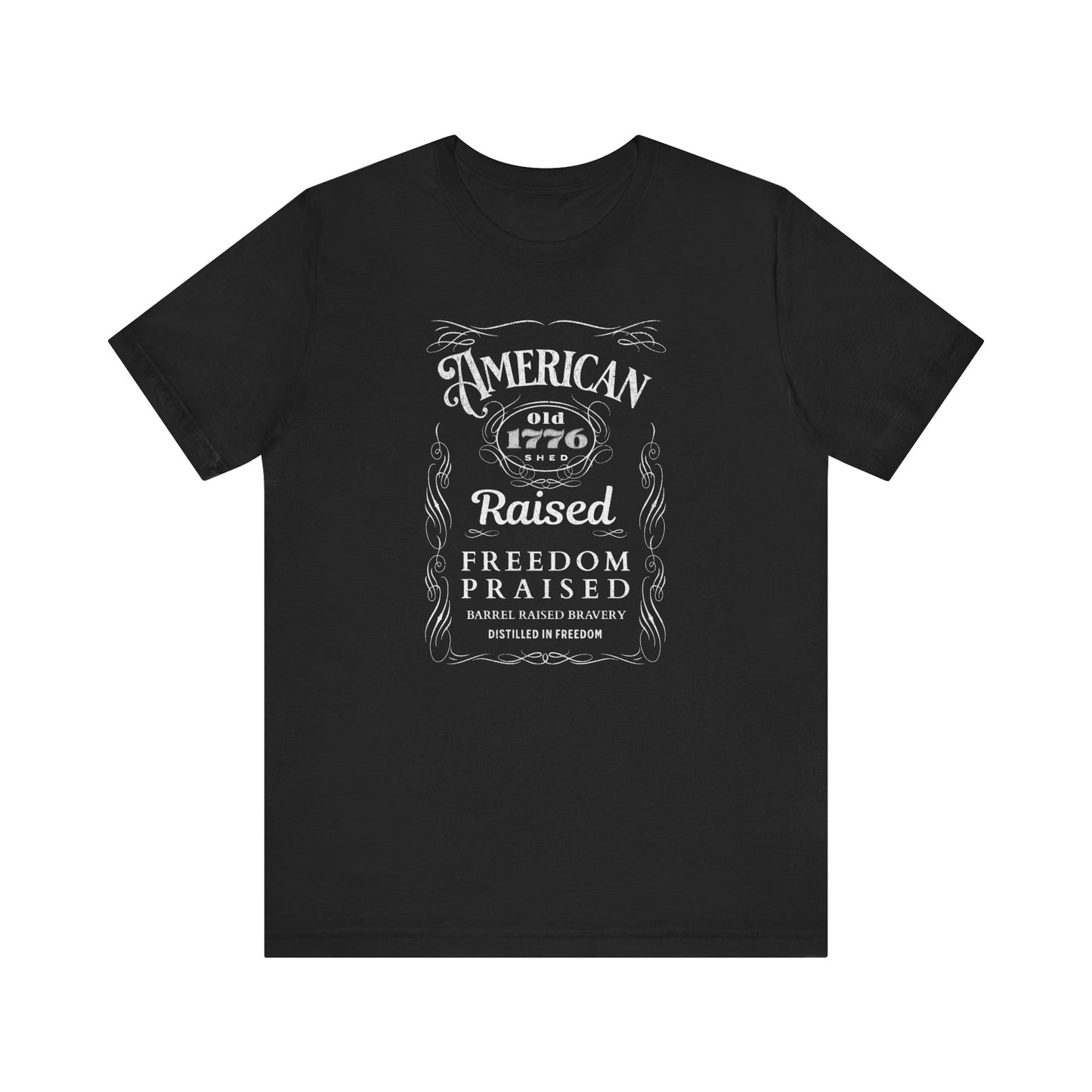American Whiskey Label tee