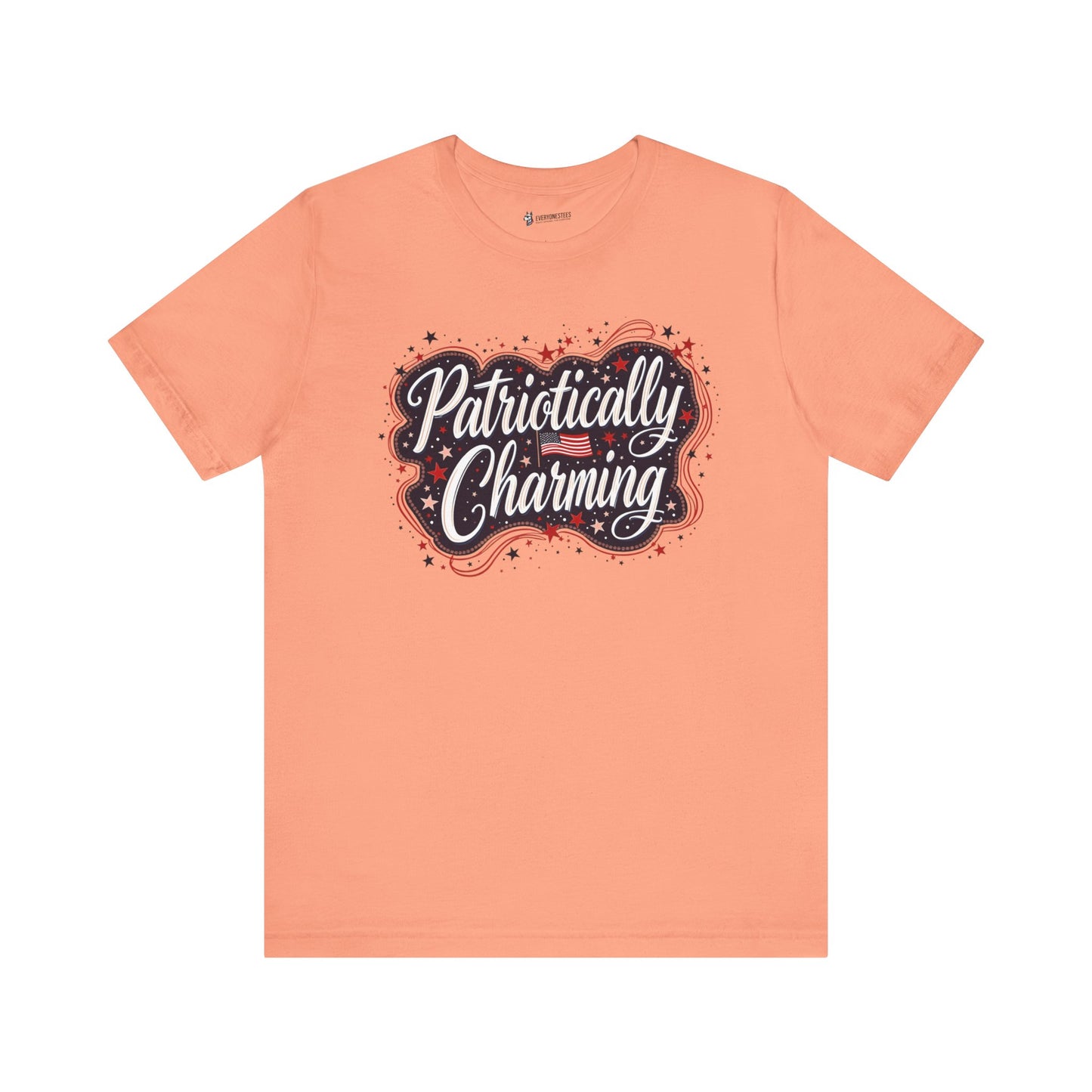 Patriotically Charming Unisex Tee - Perfect for Fourth of July and Celebrations