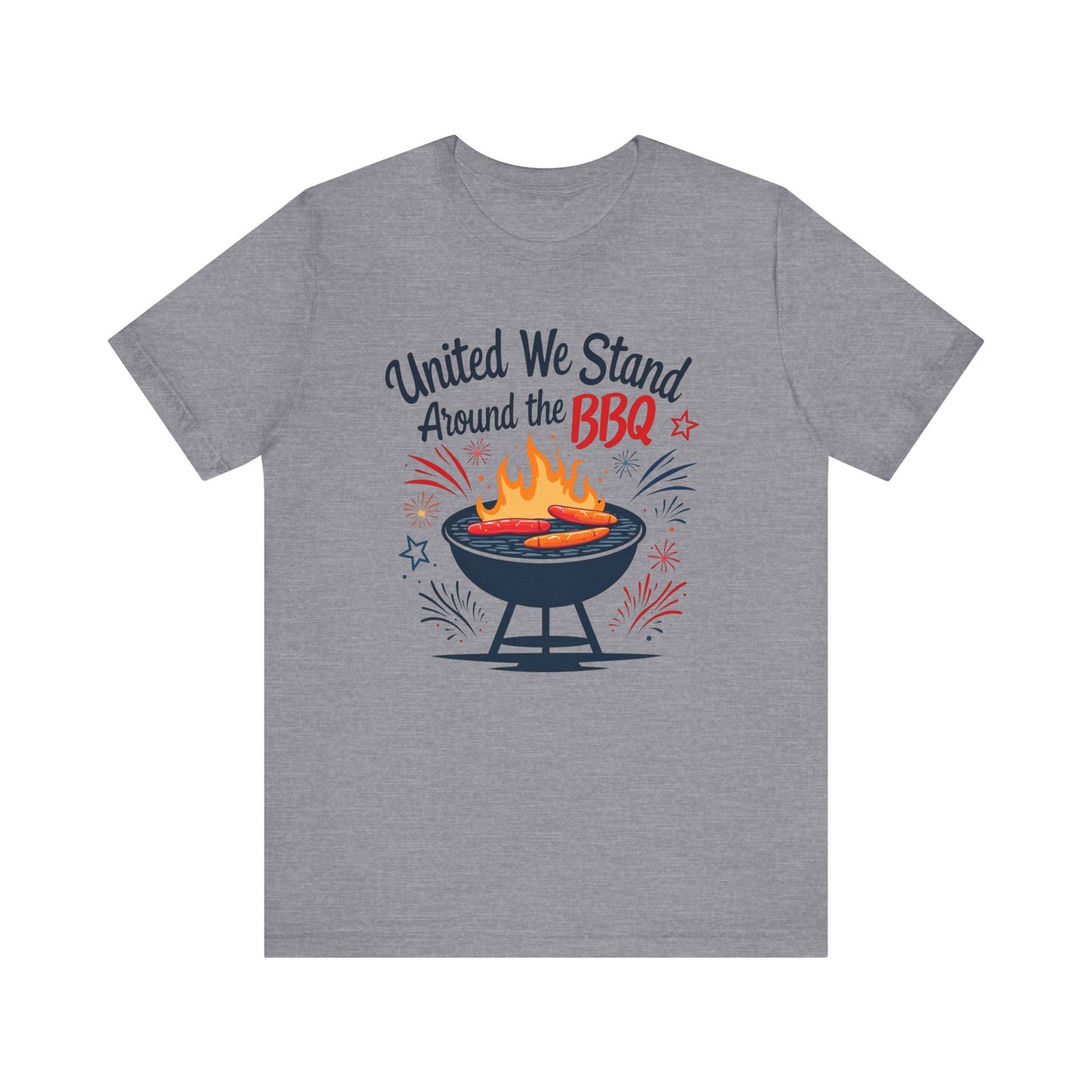 United We Stand Around the BBQ Tee, Perfect for BBQ Lovers