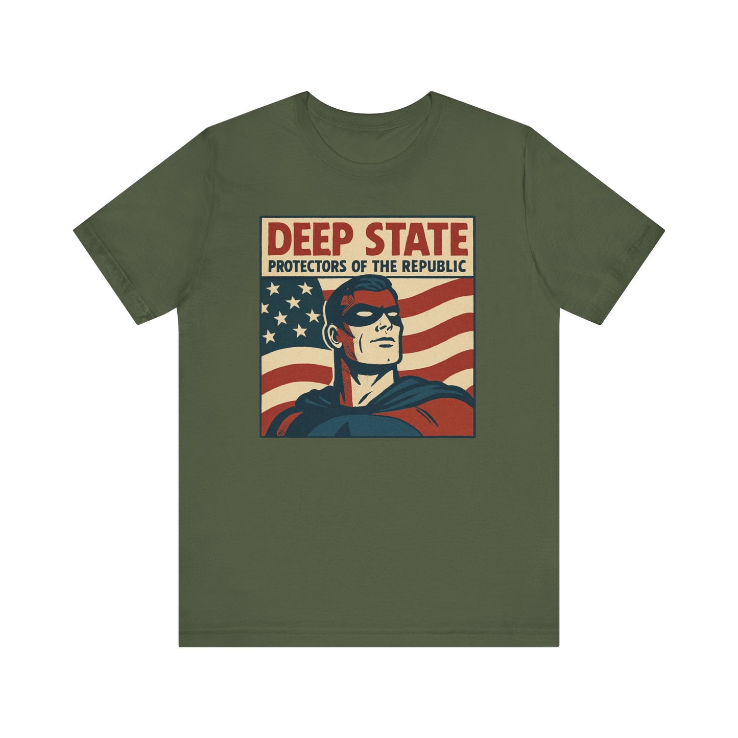 Patriotic Superhero Deep State Protectors of the Republic tee