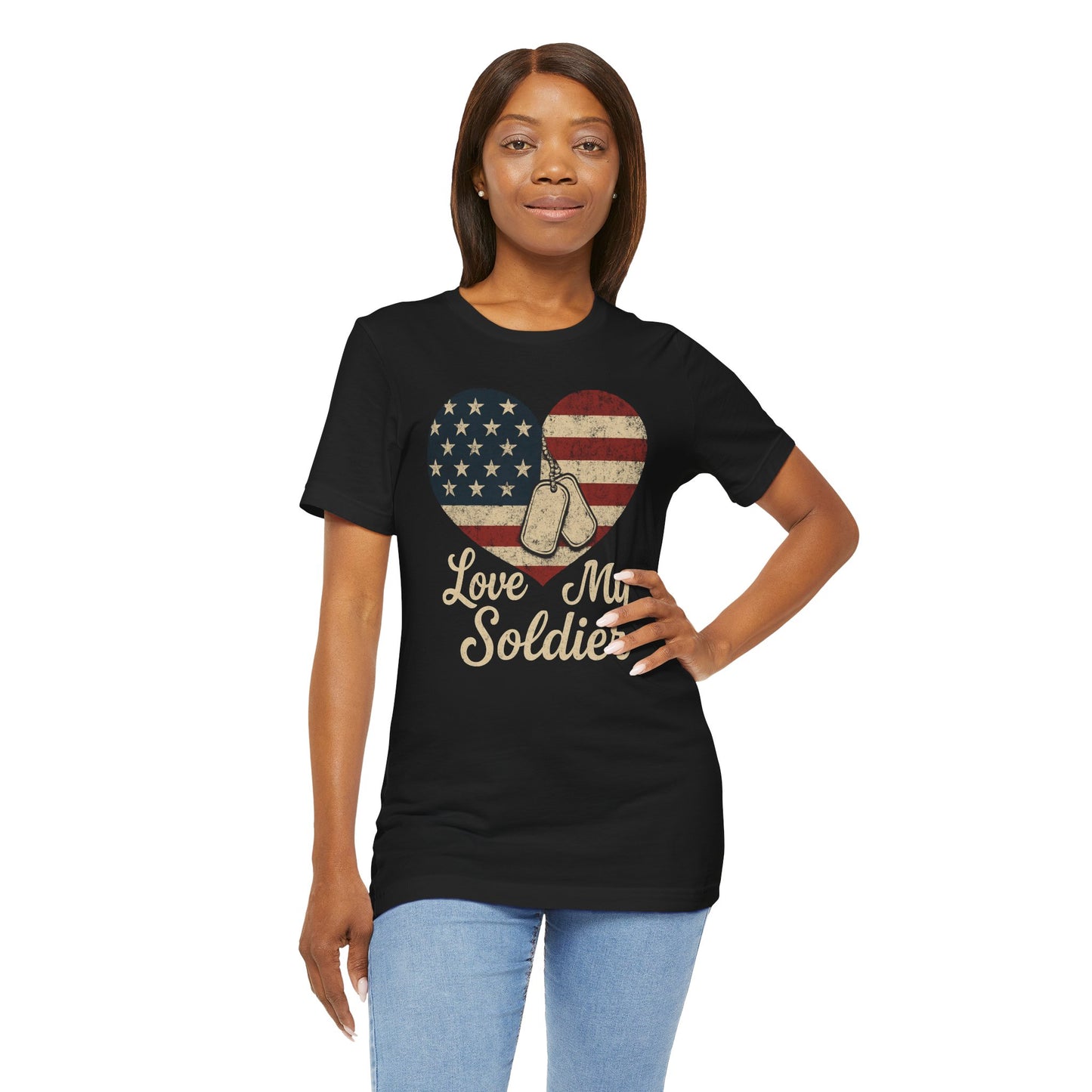 Love My Soldier Tee, Patriotic T-Shirt