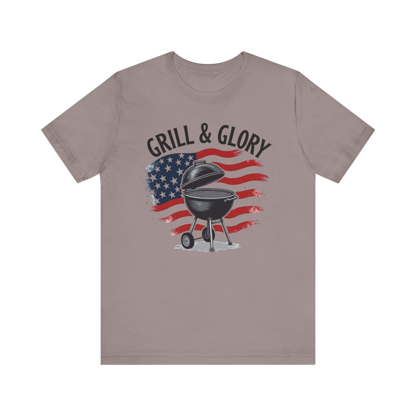 Grill & Glory Unisex Tee - Perfect for BBQs, Independence Day, Summer Parties, Grilling Enthusiasts, Family Gatherings