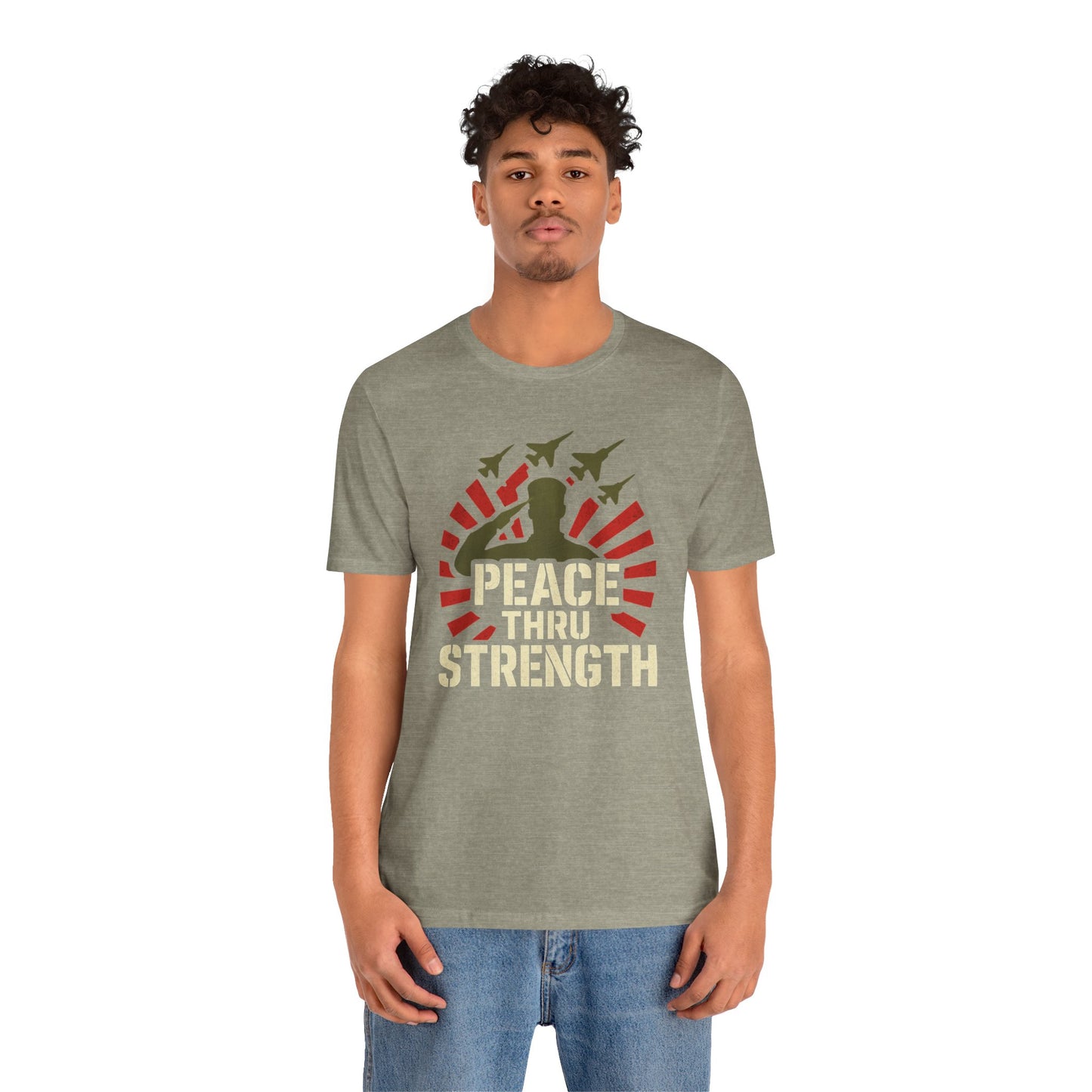 Peace Thru Strength tee
