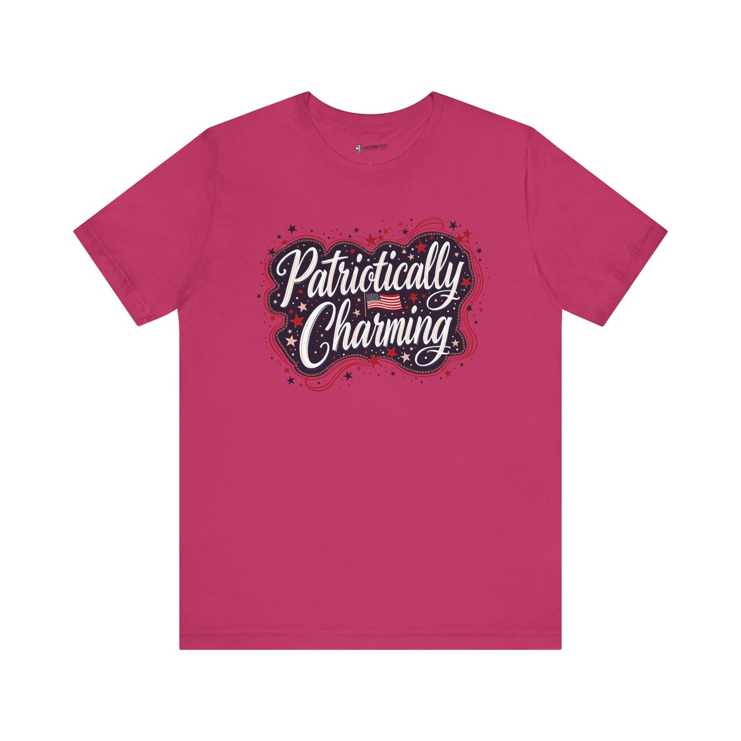 Patriotically Charming Unisex Tee - Perfect for Fourth of July and Celebrations