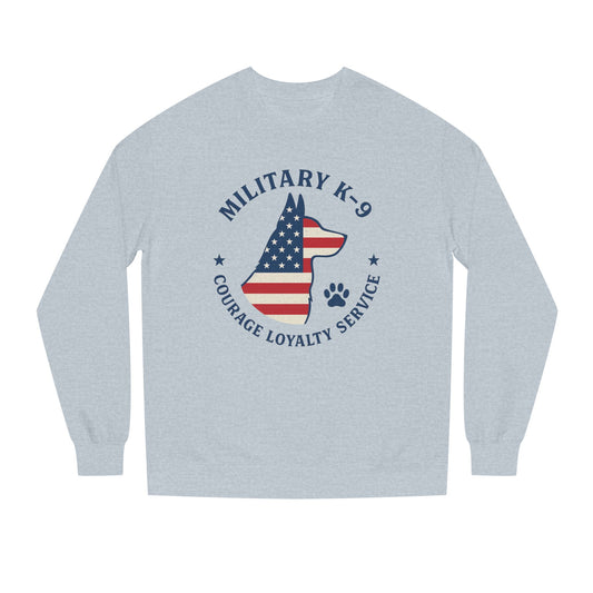 Military K9 Crewneck Sweatshirt