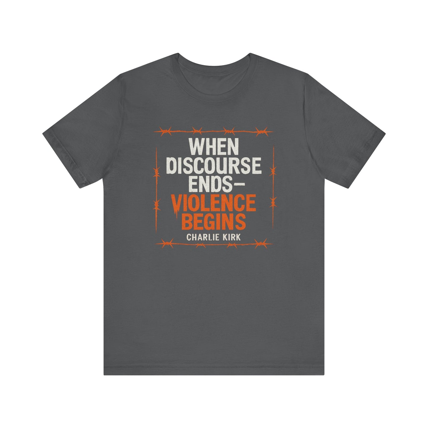 Charlie Kirk tribute shirt