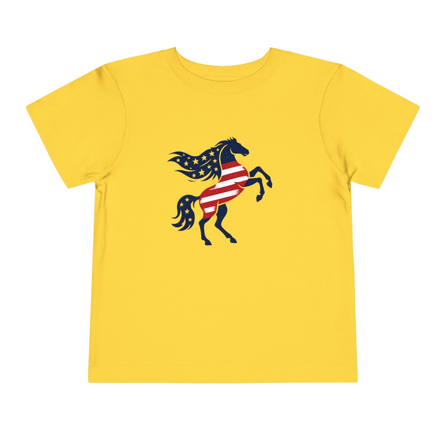 Patriotic Bucking Horse tee