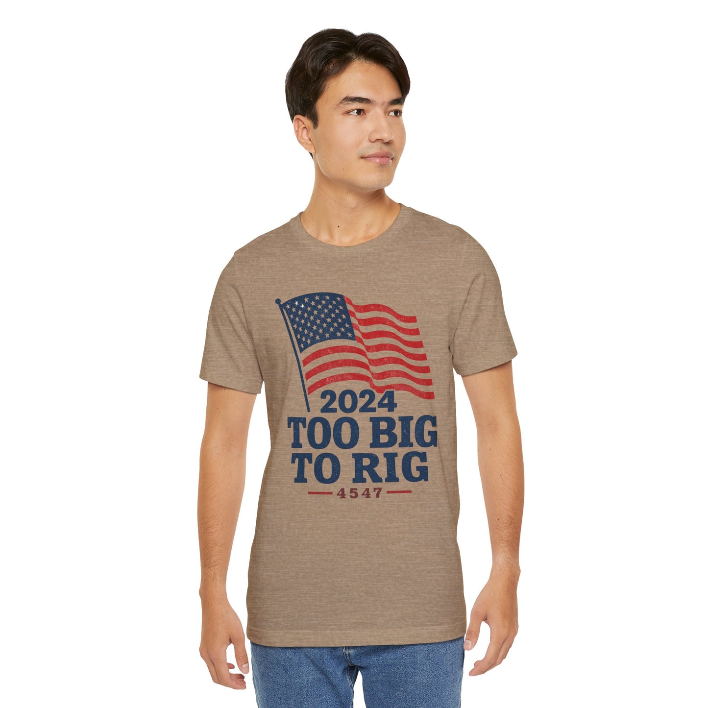 Too Big to Rig tee