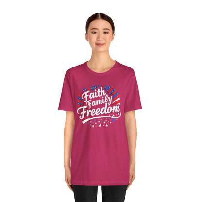 Faith Family and Freedom Tee
