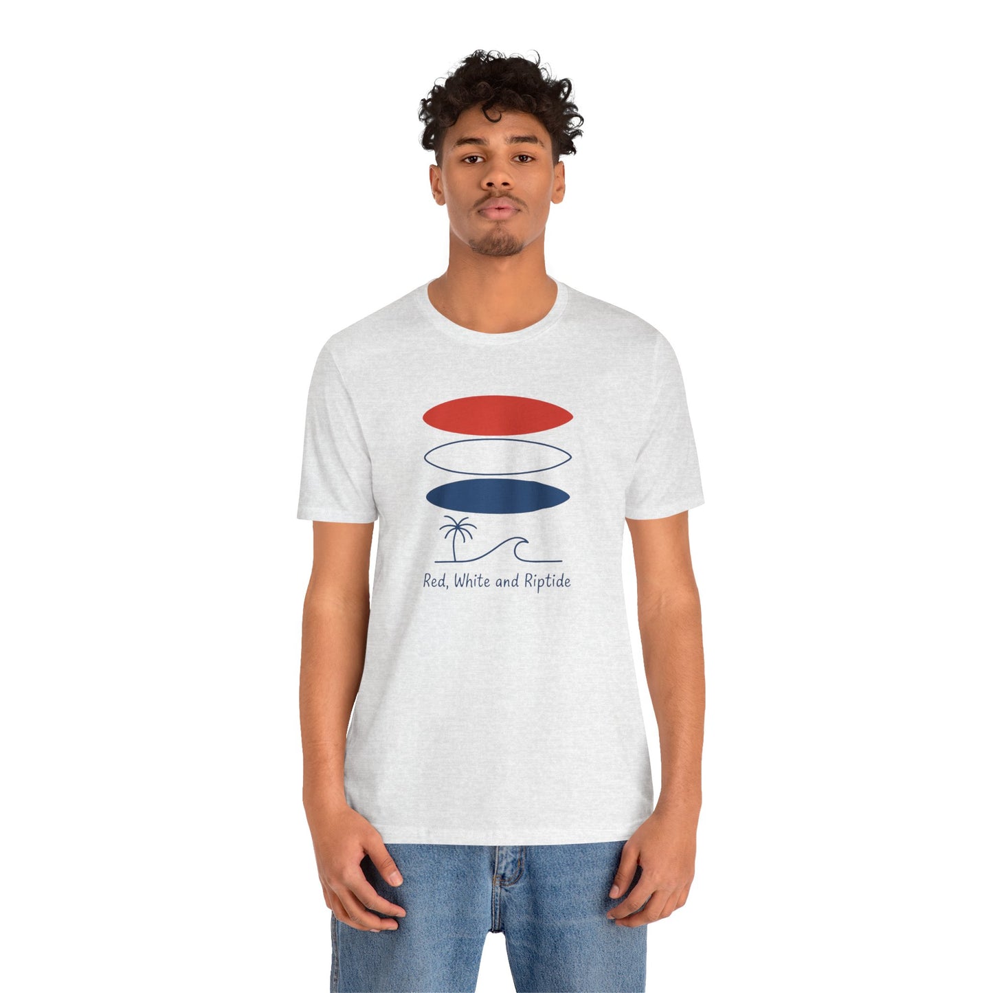 Surf Board Patriotic Tee