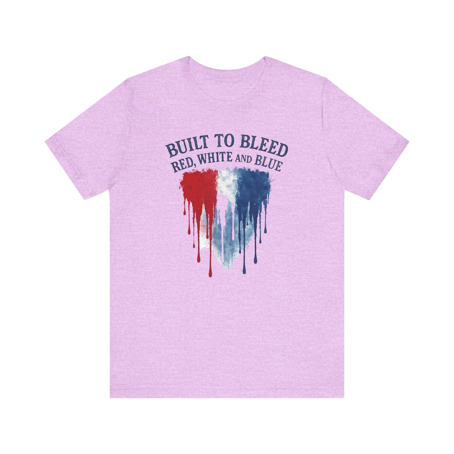 Built to Bleed Red White and Blue Shirt, Americana Tee