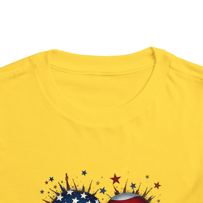 USA Heart Design, Kids' Independence Day Shirt