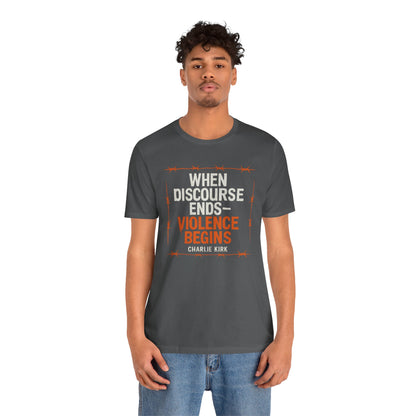 Charlie Kirk tribute shirt