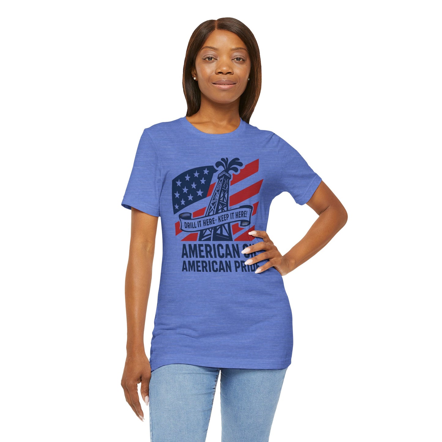 American Oil Support - Unisex Jersey Short Sleeve Tee