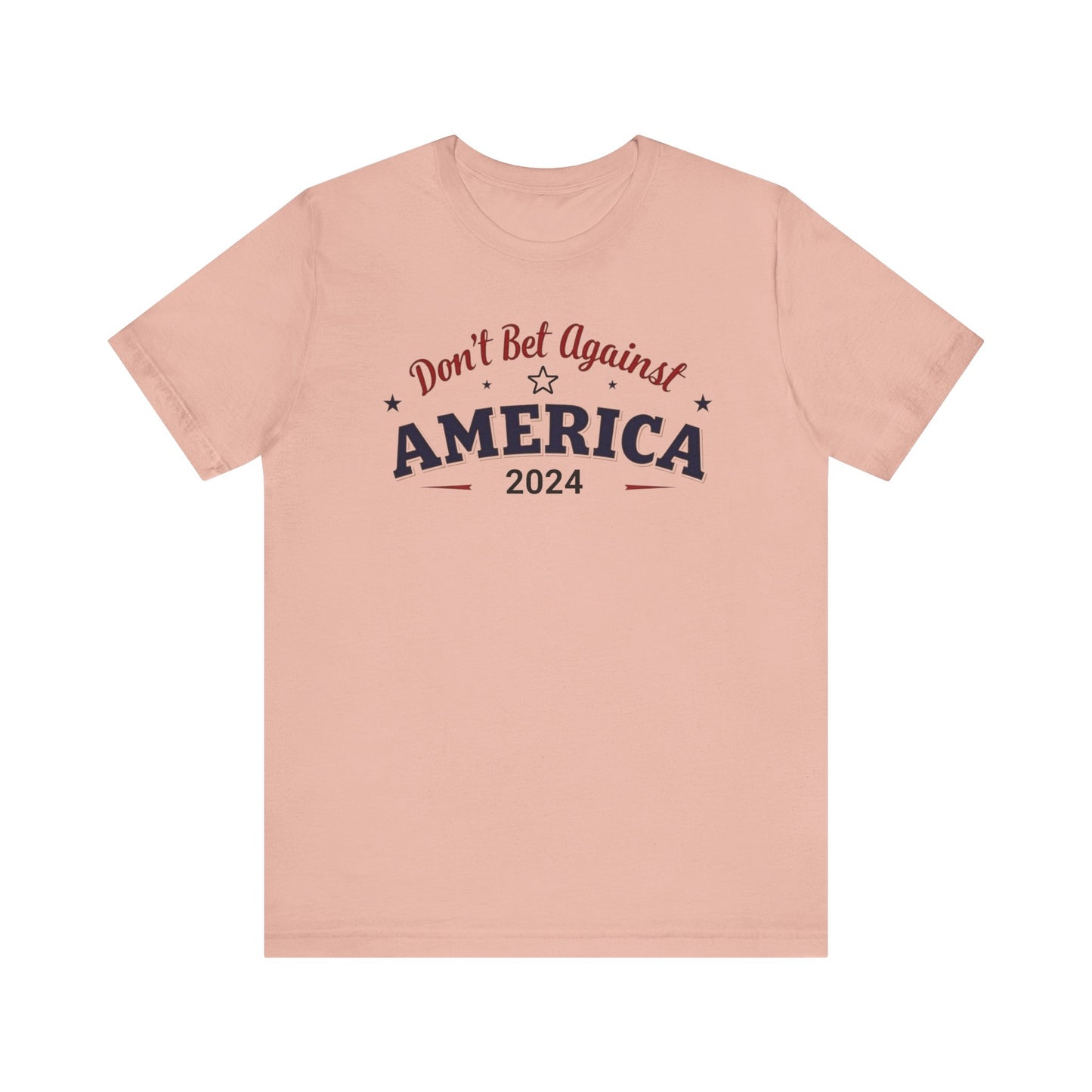 America 2024 Unisex Short Sleeve Tee - Patriotic T-Shirt, Independence Day, Election 2024, Gift for Veterans, USA Pride