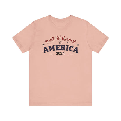 America 2024 Unisex Short Sleeve Tee - Patriotic T-Shirt, Independence Day, Election 2024, Gift for Veterans, USA Pride