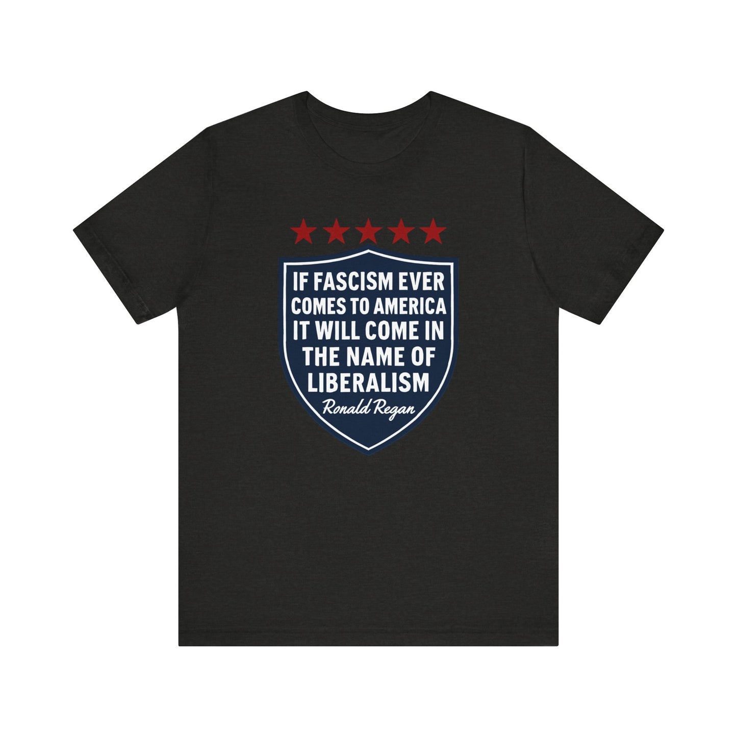 Anti-Fascism Regan Quote Tee