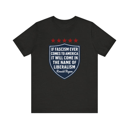 Anti-Fascism Regan Quote Tee