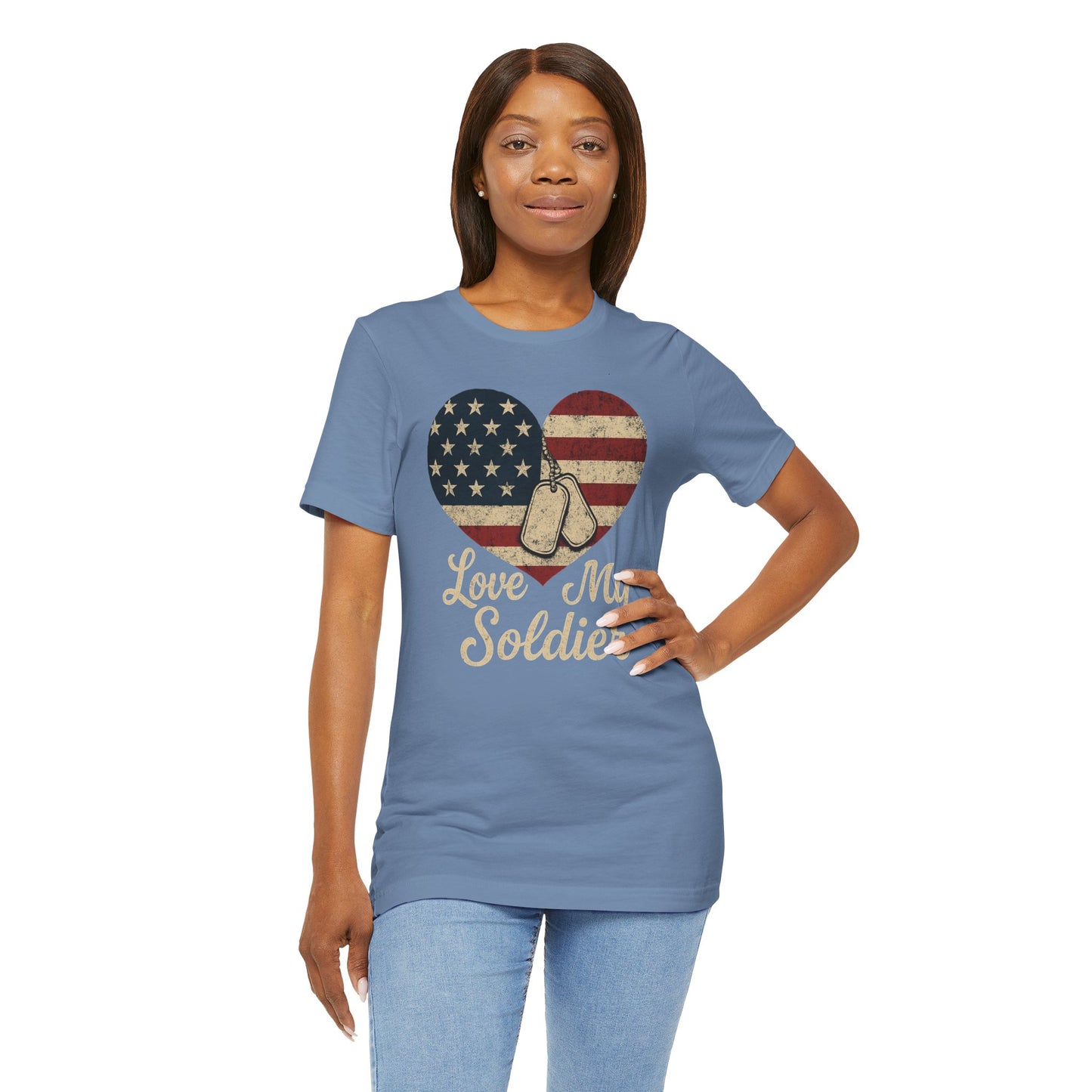Love My Soldier Tee, Patriotic T-Shirt