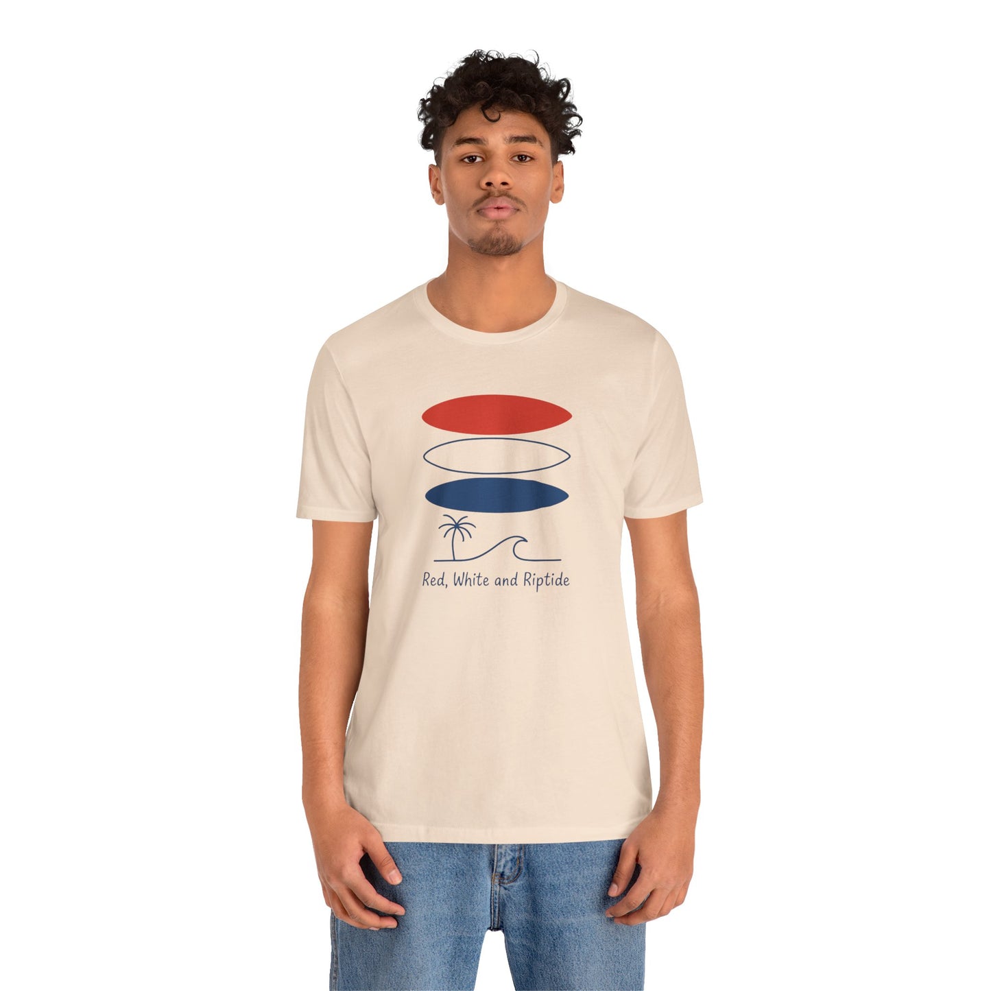 Surf Board Patriotic Tee