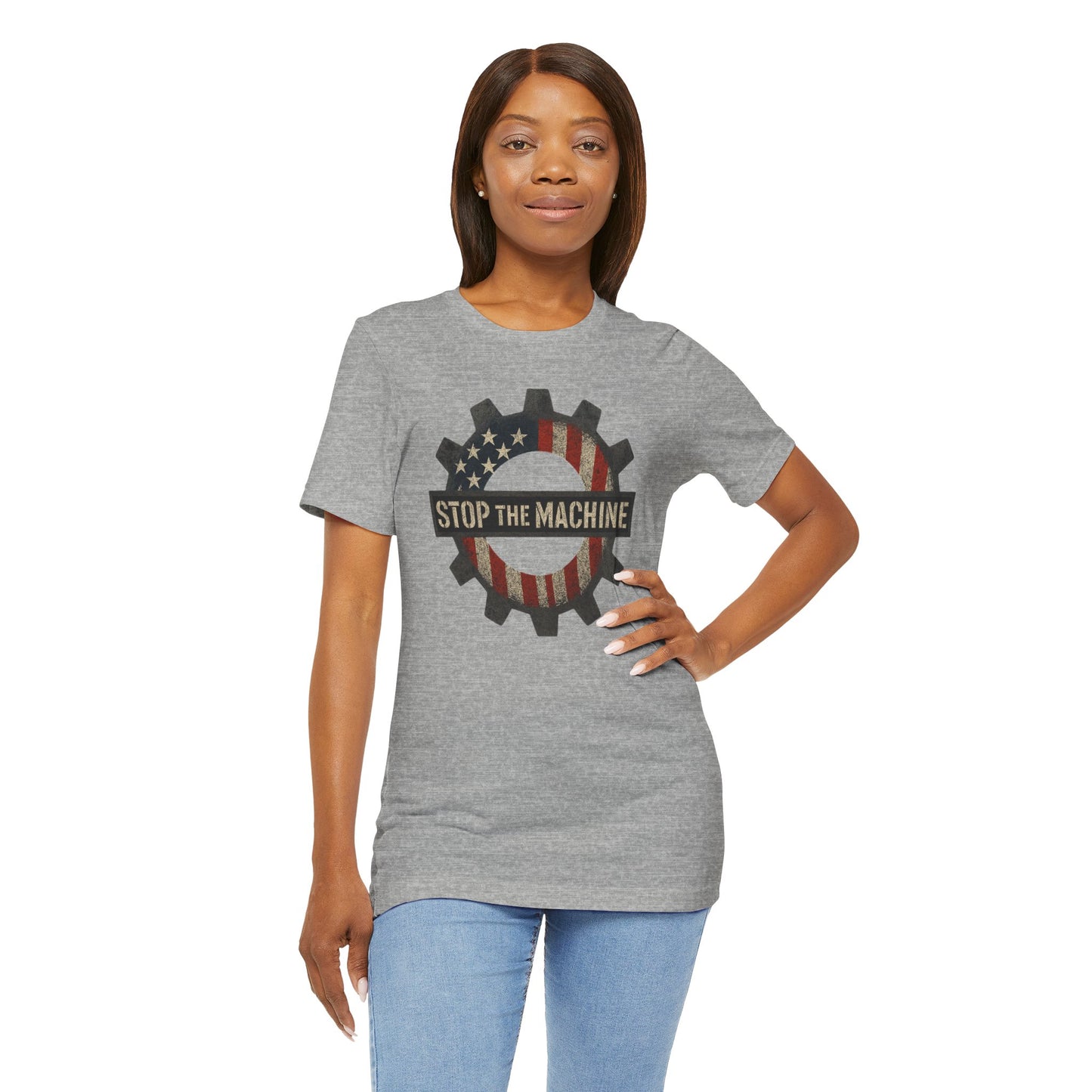 Stop the Machine Tee - Unisex T-Shirt