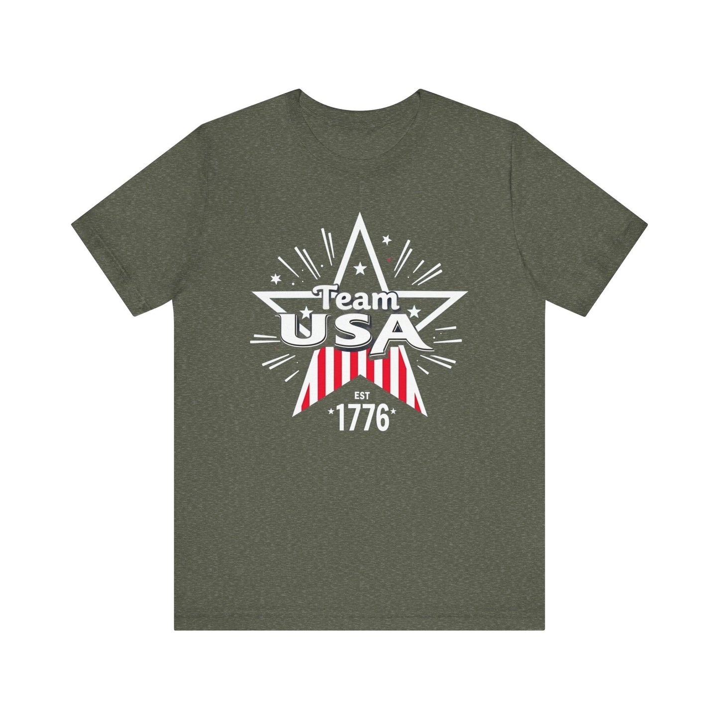 Team USA Unisex Jersey Tee - Patriotic Celebration Shirt