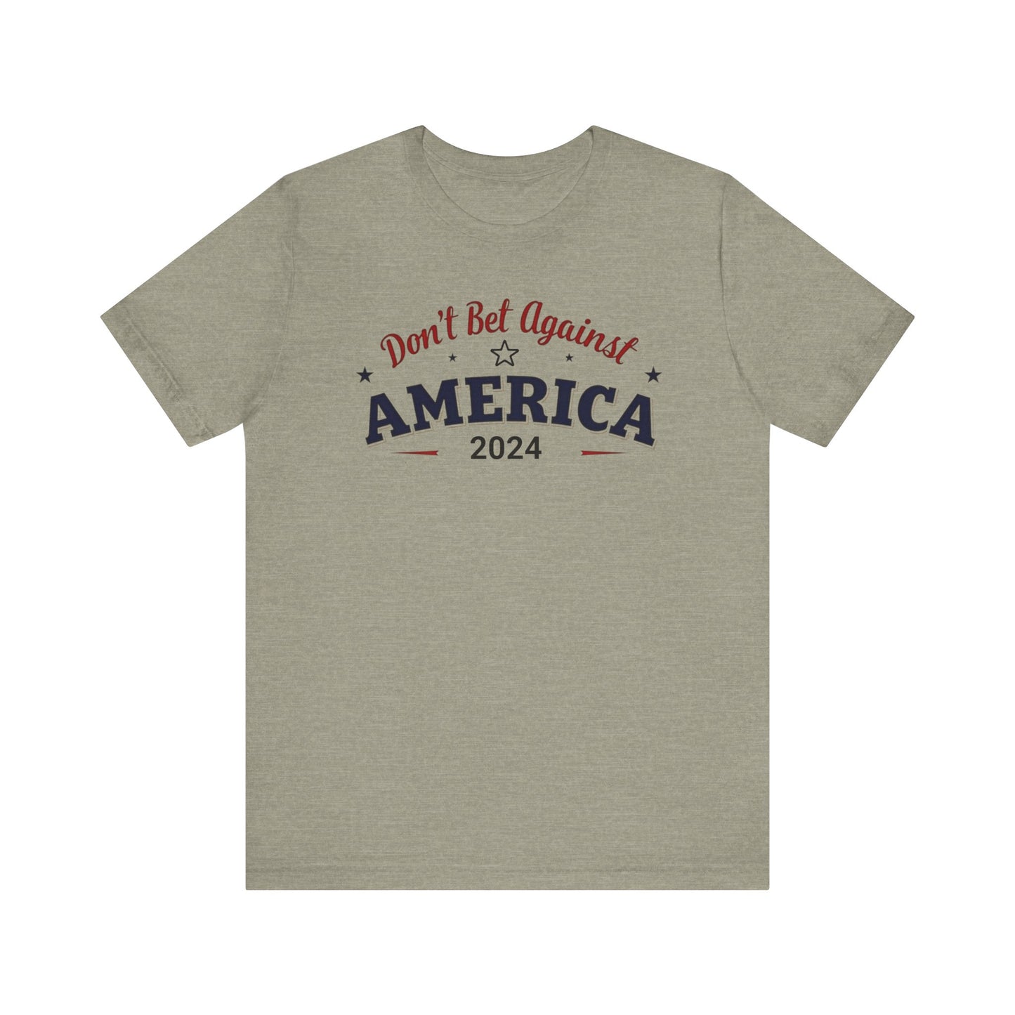 America 2024 Unisex Short Sleeve Tee - Patriotic T-Shirt, Independence Day, Election 2024, Gift for Veterans, USA Pride