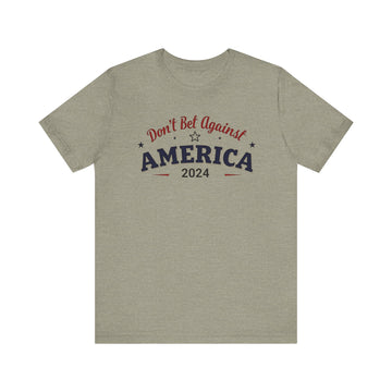 America 2024 Unisex Short Sleeve Tee - Patriotic T-Shirt, Independence Day, Election 2024, Gift for Veterans, USA Pride