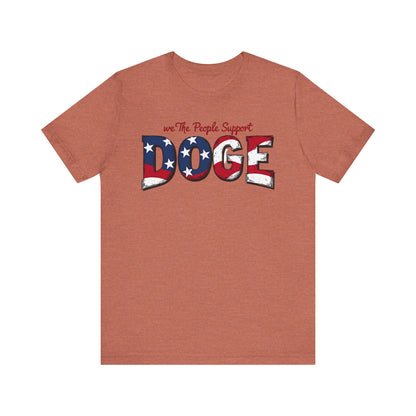 We The People Support DOGE Unisex Jersey Tee
