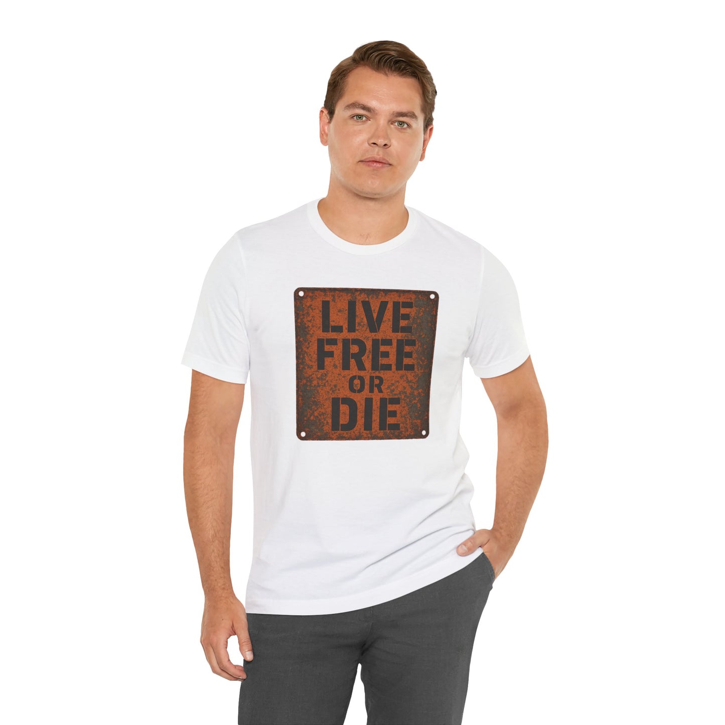 Live Free or Die Tee, Unisex Graphic T-Shirt, Casual Wear, Gift for Freedom Lovers, Everyday Comfort, Adventure Apparel