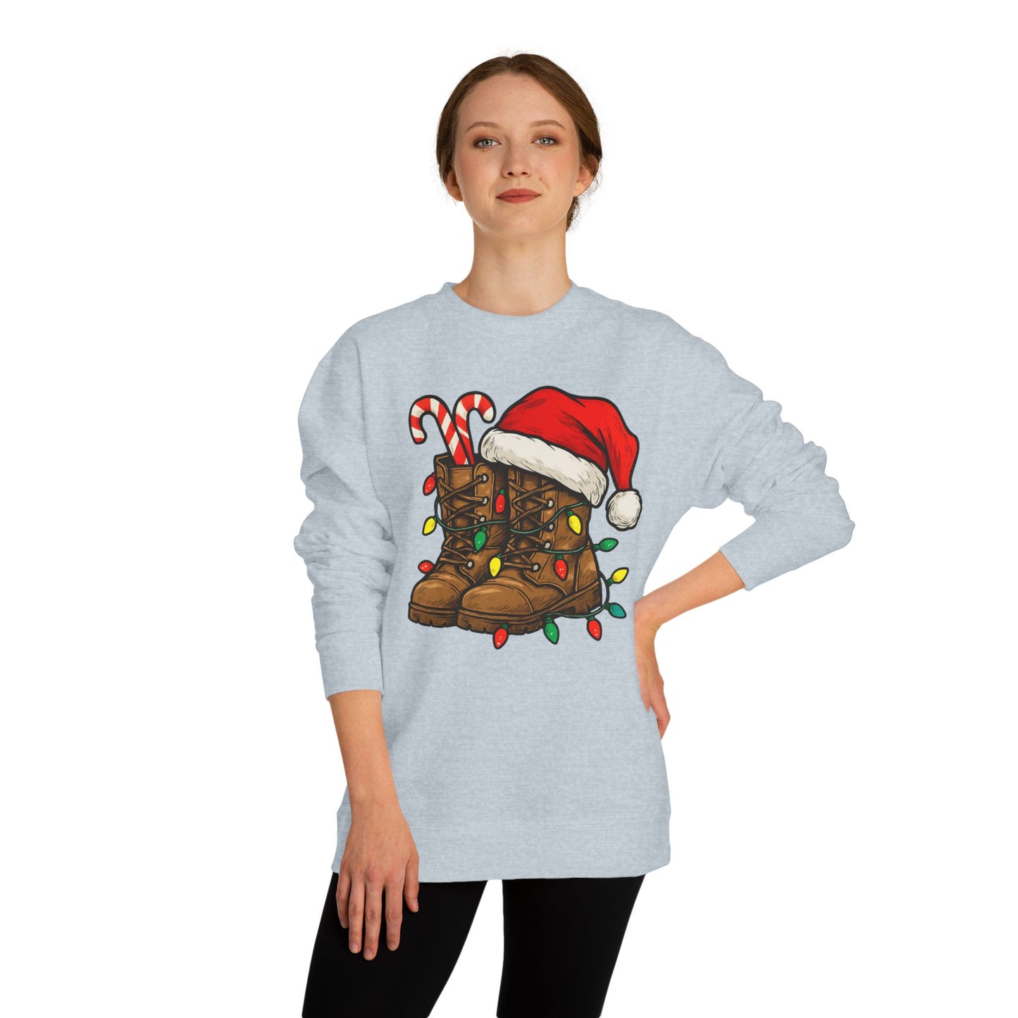 Christmas Work Boots sweatshirt