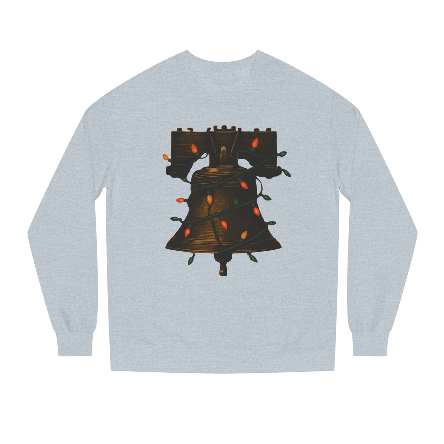 Lights & Liberty Bell Christmas Crewneck Sweatshirt
