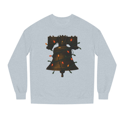 Lights & Liberty Bell Christmas Crewneck Sweatshirt