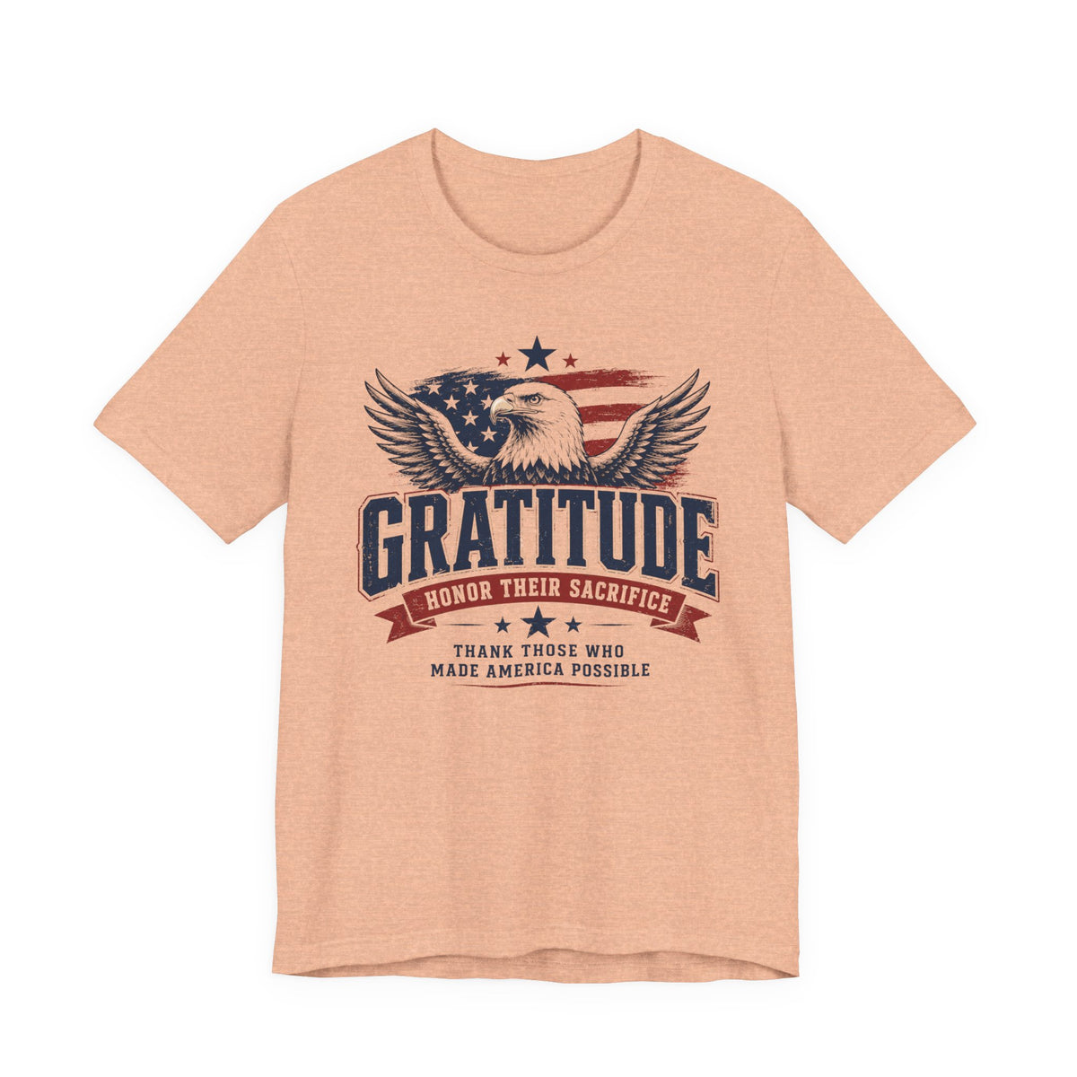 Gratitude Eagle Patriotic T-Shirt