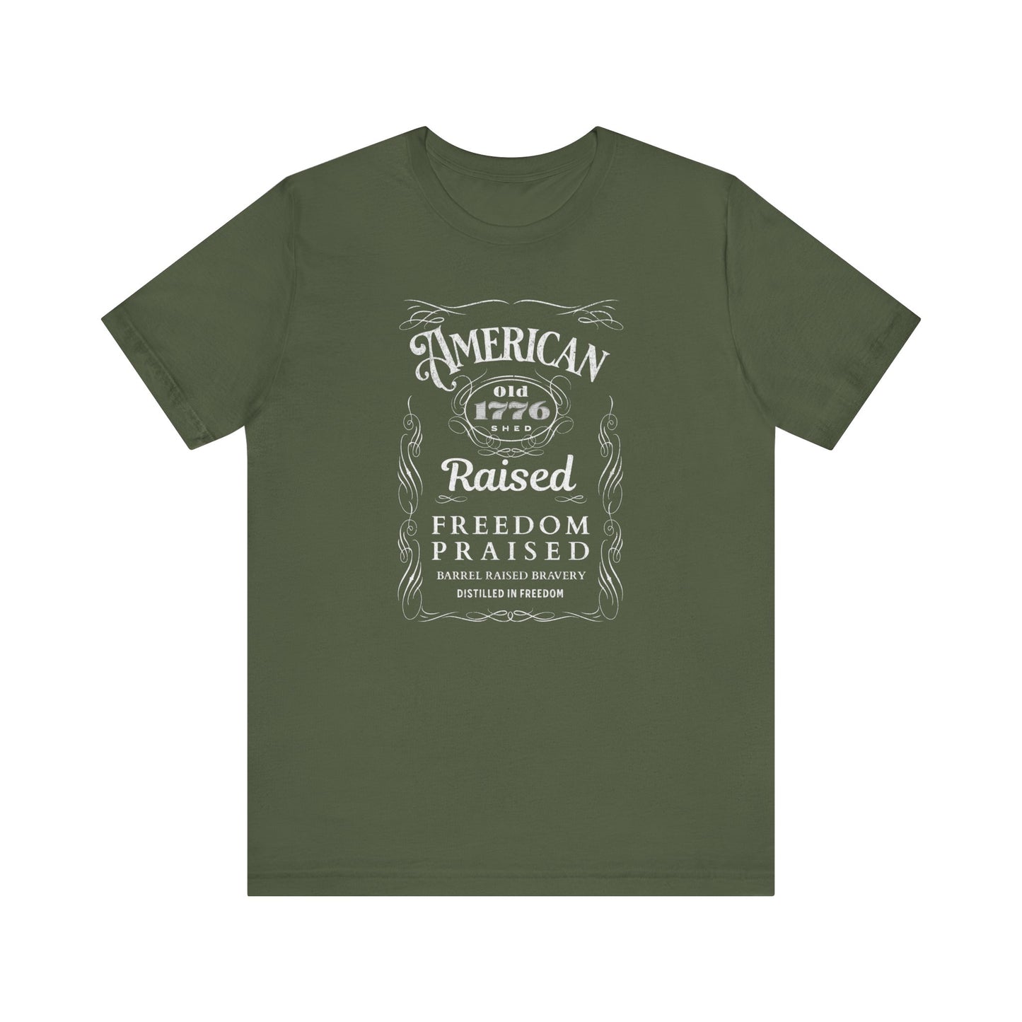 American Whiskey Label tee