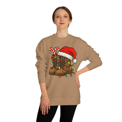 Christmas Work Boots sweatshirt