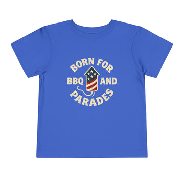 Born for BBQ and Parades, Kids Summer Shirt, Fourth of July Outfit, Toddler Independence Day Clothing, Fun Baby Tee