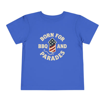 Born for BBQ and Parades, Kids Summer Shirt, Fourth of July Outfit, Toddler Independence Day Clothing, Fun Baby Tee