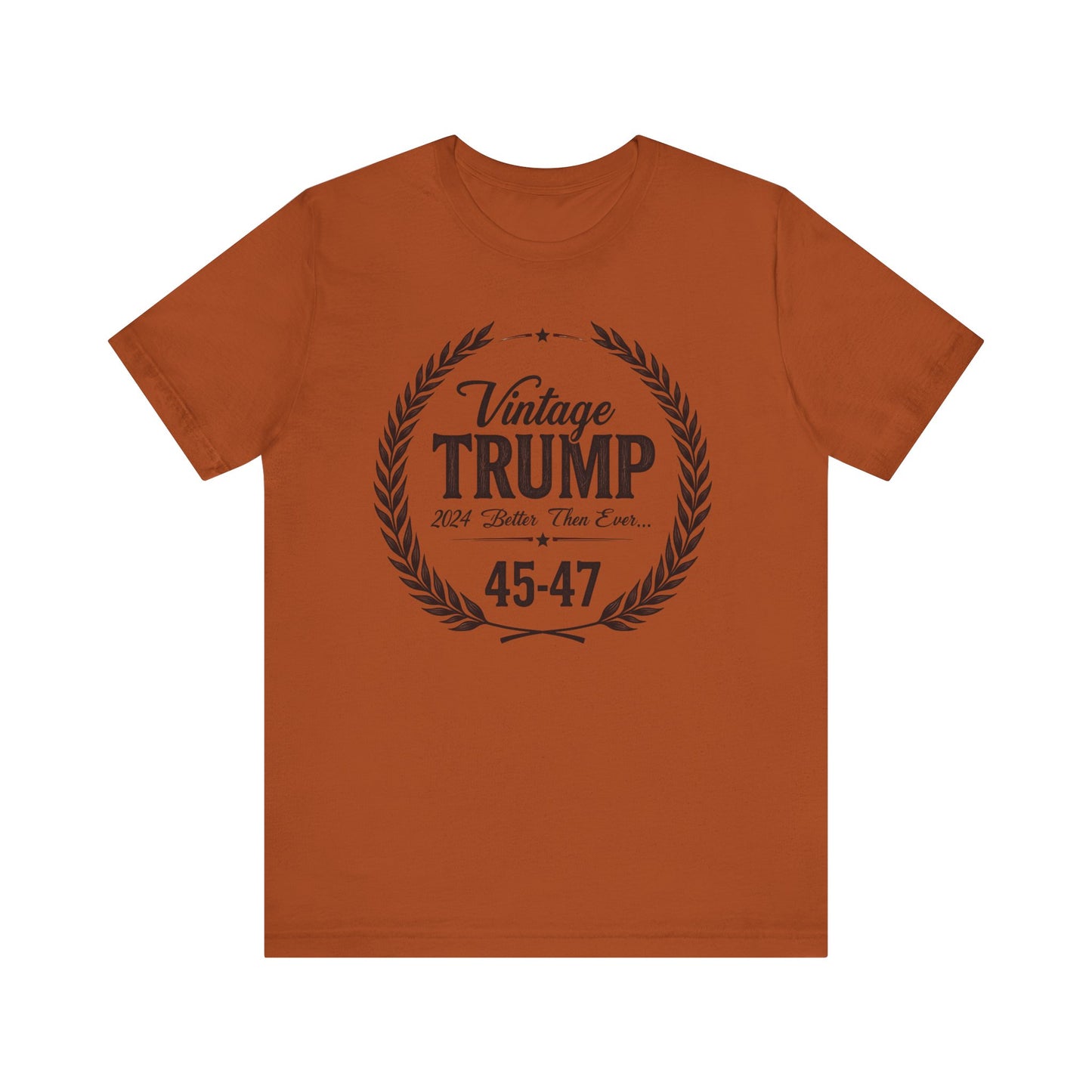Vintage Trump Unisex Tee - 45-47, Casual Wear, Gift for Republicans, Political Humor Shirt, Election Day Apparel